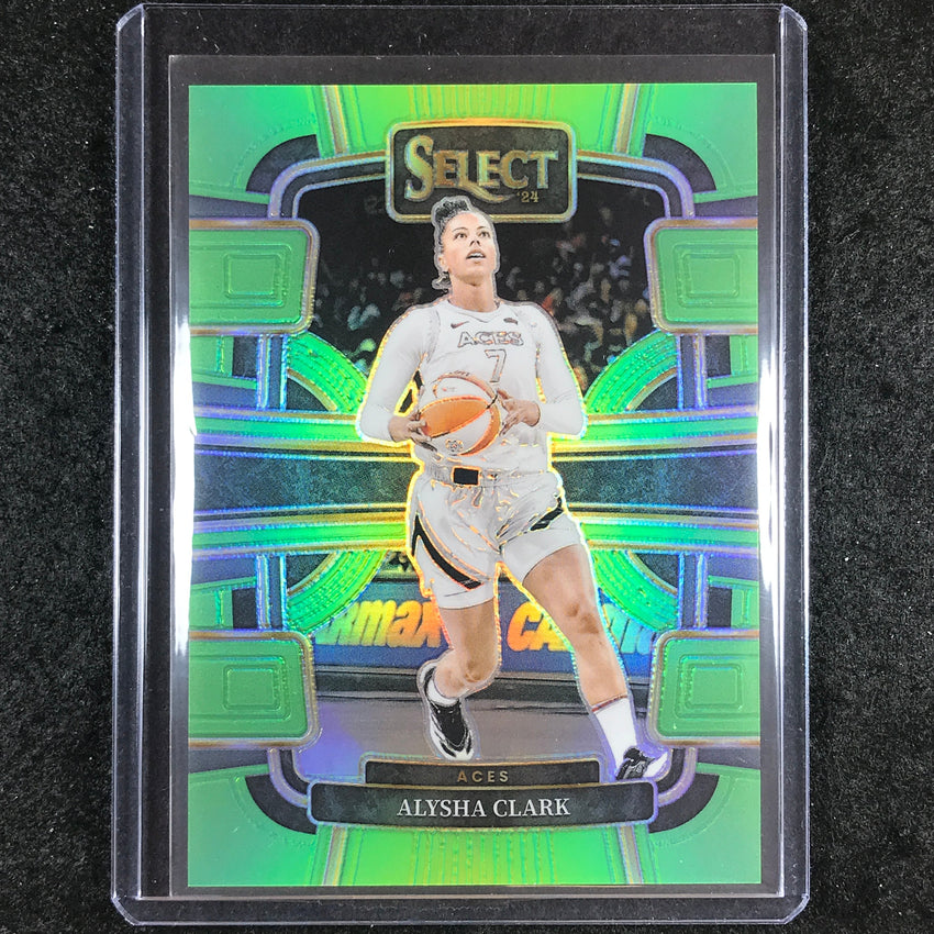 2024 Select WNBA ALYSHA CLARK Concourse Neon Green 59/75 #43