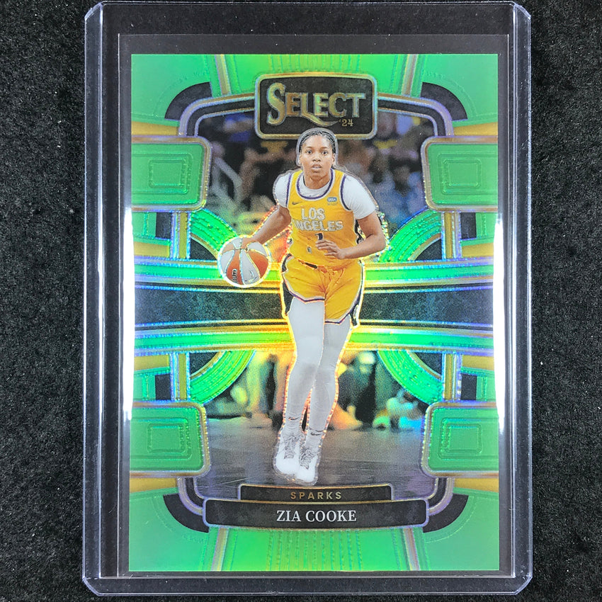 2024 Select WNBA ZIA COOKE Concourse Neon Green 13/75 #47