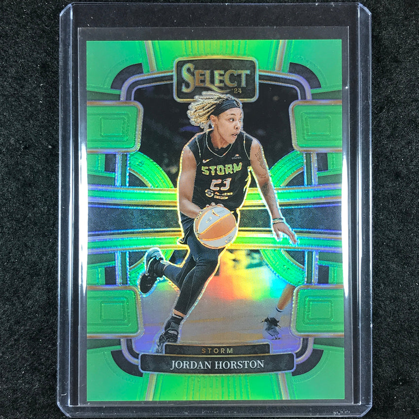 2024 Select WNBA JORDAN HORSTON Concourse Neon Green 13/75 #82