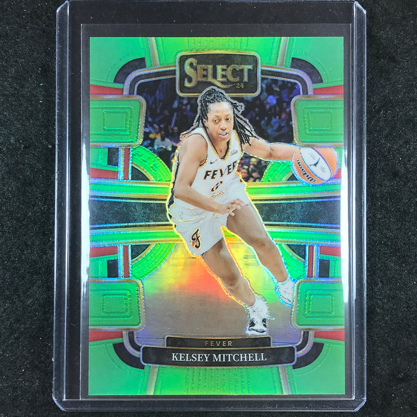 2024 Select WNBA KELSEY MITCHELL Concourse Neon Green 7/75 #87