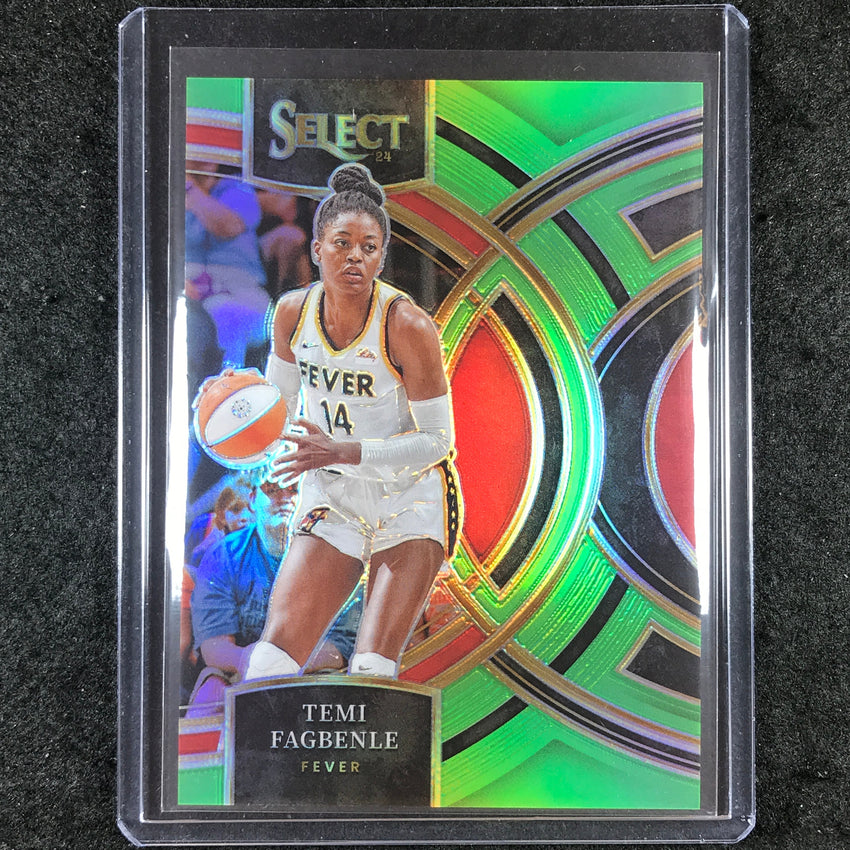 2024 Select WNBA TEMI FAGBENLE Premier Level Neon Green 35/75 #168