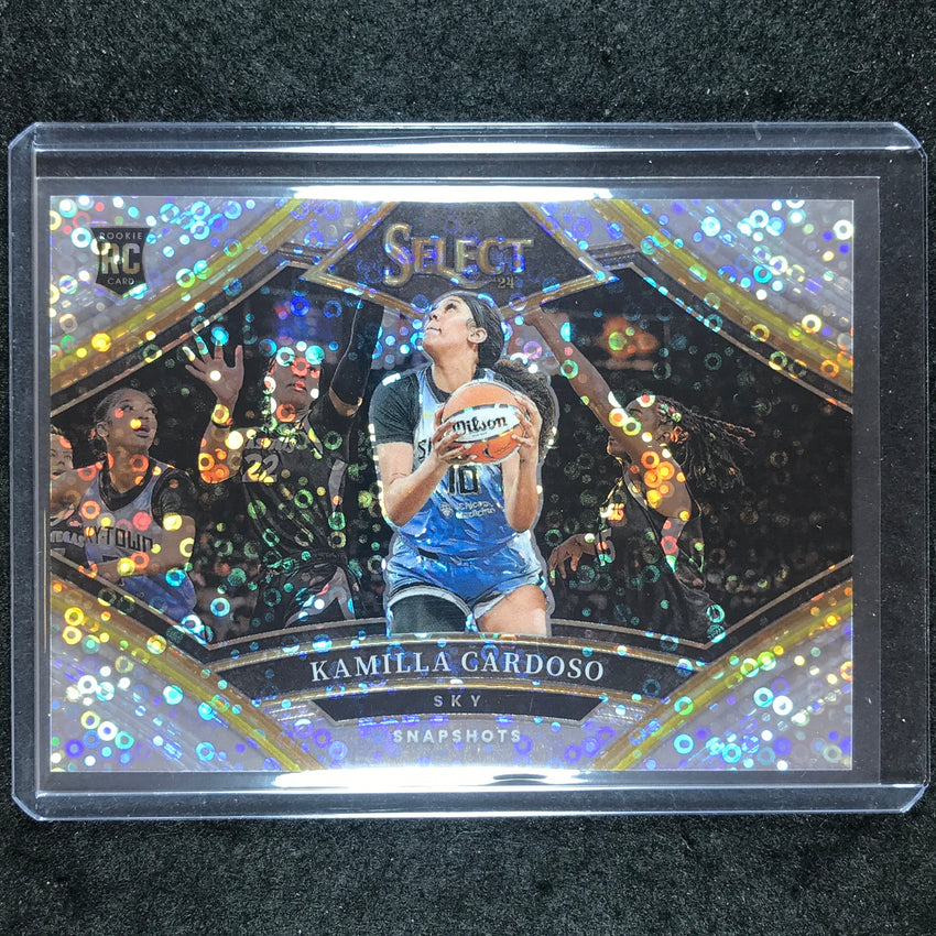 2024 Select WNBA KAMILLA CARDOSO Snapshots Rookie White Disco 53/75 #20