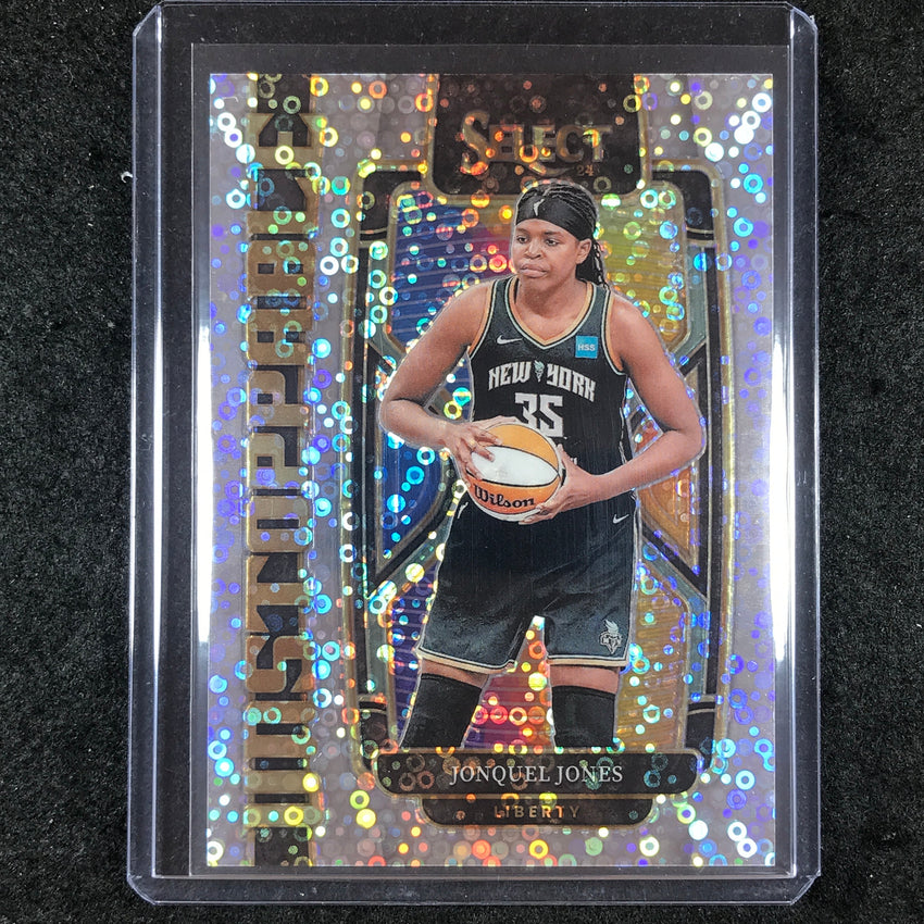 2024 Select WNBA JONQUEL JONES Unstoppable White Disco 1/75 #10