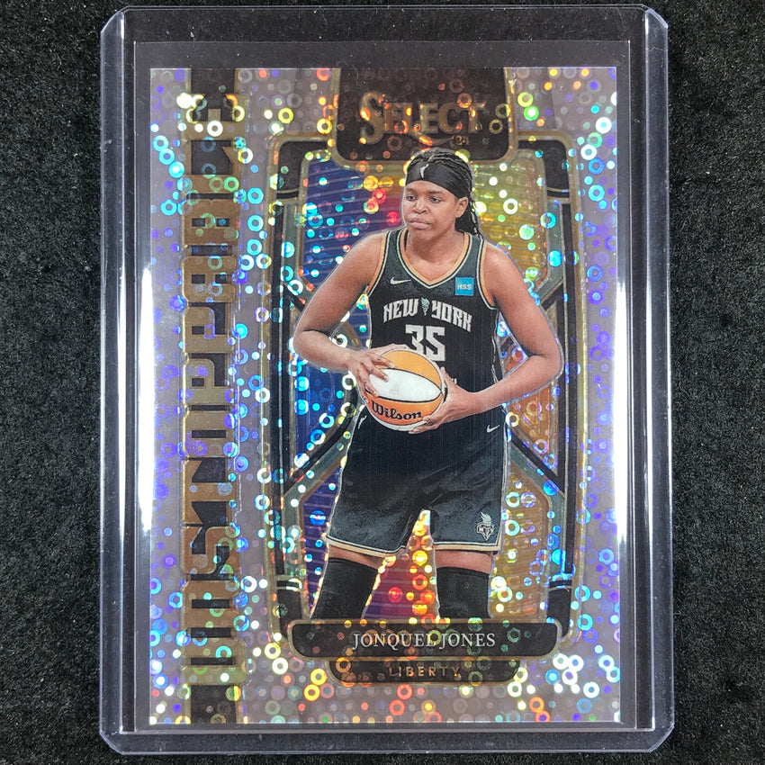 2024 Select WNBA JONQUEL JONES Unstoppable White Disco 66/75 #10