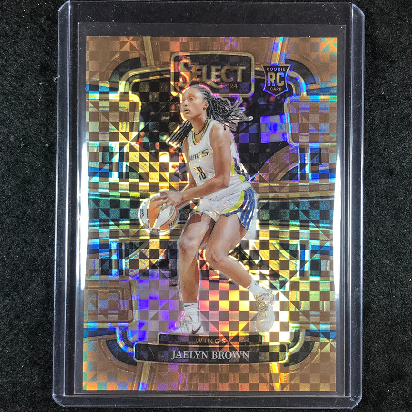 2024 Select WNBA JAELYN BROWN Concourse Rookie Bronze Checker 28/49 #4