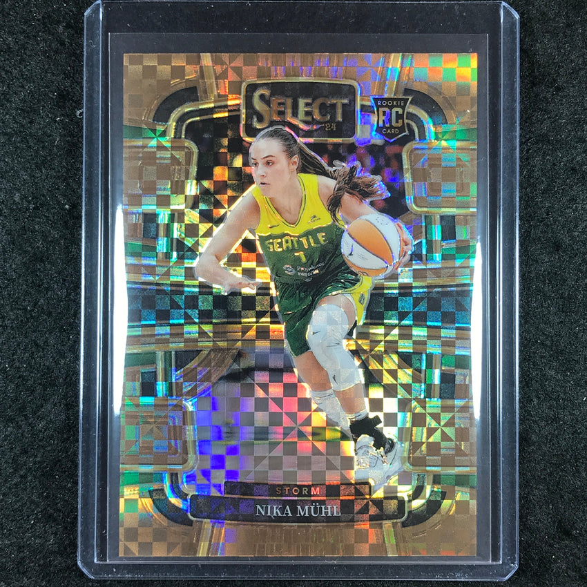 2024 Select WNBA NIKA MUHL Concourse Rookie Bronze Checker 39/49 #27