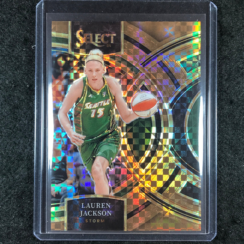 2024 Select WNBA LAUREN JACKSON Premier Level Bronze Checker 38/49 #133