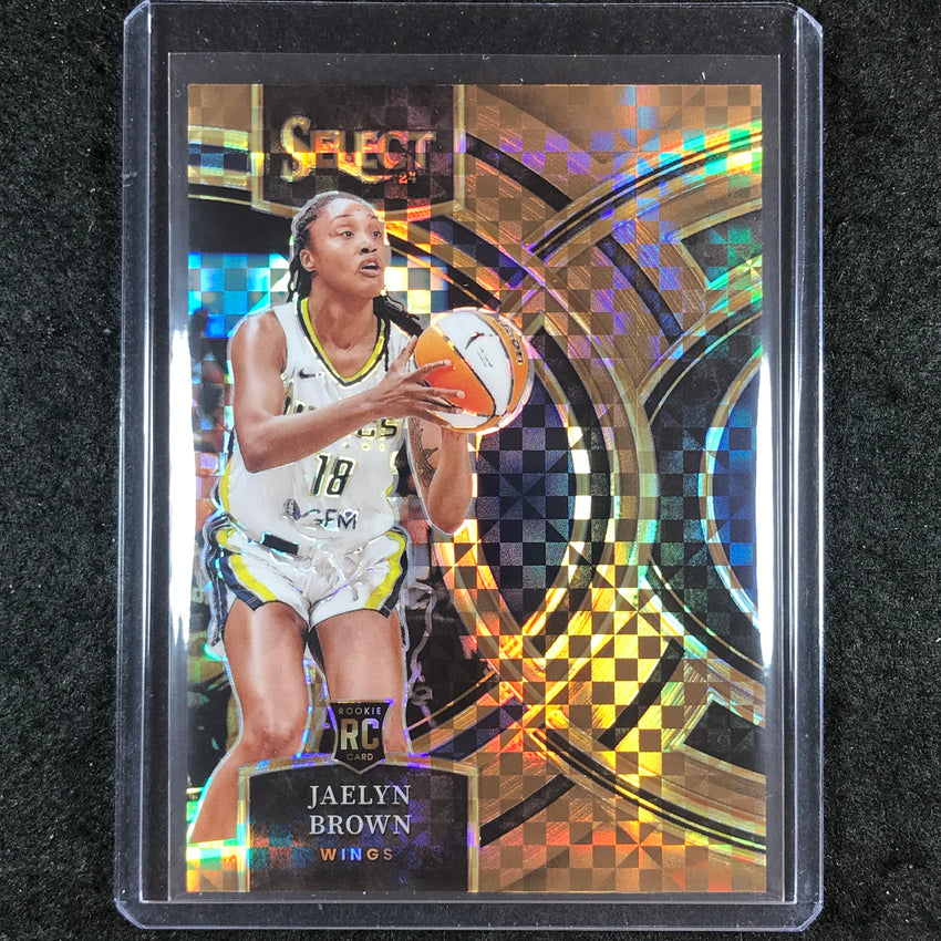 2024 Select WNBA JAELYN BROWN Premier Level Rookie Bronze Checker 41/49 #181