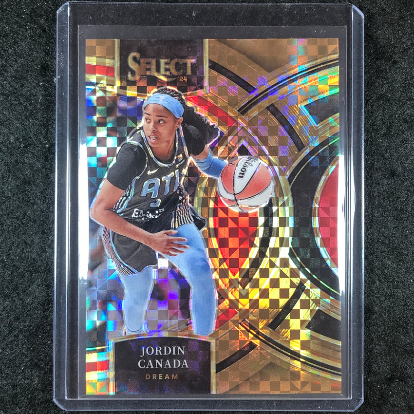 2024 Select WNBA JORDIN CANADA Premier Level Bronze Checker 41/49 #198