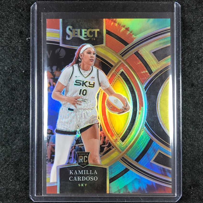 2024 Select WNBA KAMILLA CARDOSO Premier Level Rookie Tie-Dye 2/25 #195