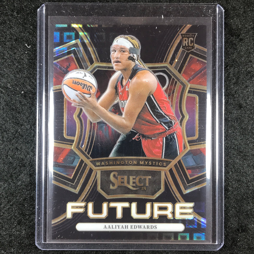 2024 Select WNBA AALIYAH EDWARDS Select Future Rookie Black Pandora 5/8 #25