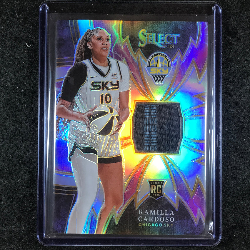 2024 Select WNBA KAMILLA CARDOSO Sparks Rookie Jersey Relic #12