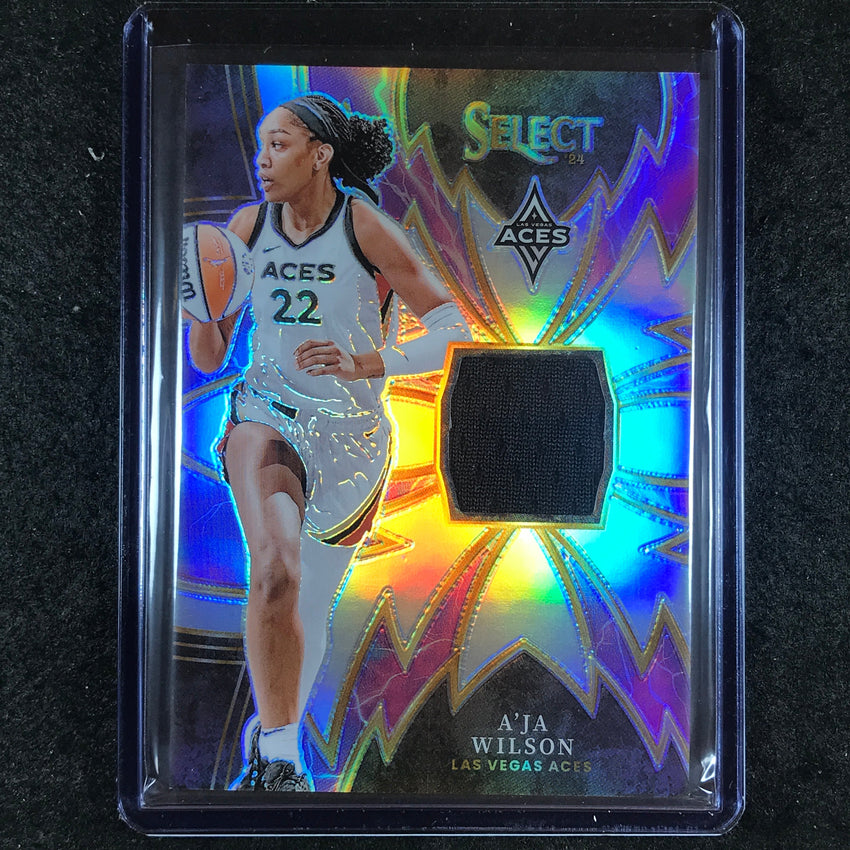 2024 Select WNBA A'JA WILSON Sparks Jersey Relic #15