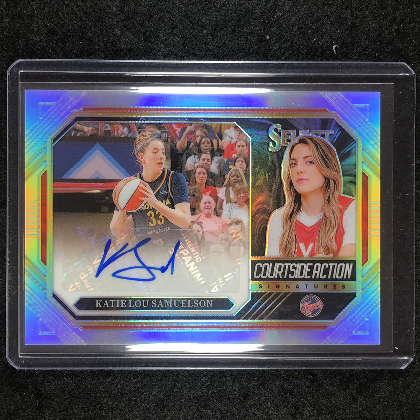 2024 Select WNBA KATIE LOU SAMUELSON Courtside Action Signatures Auto #KLS