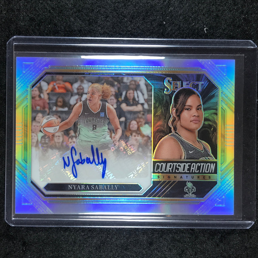 2024 Select WNBA NYARA SABALLY Courtside Action Signatures Auto #NS