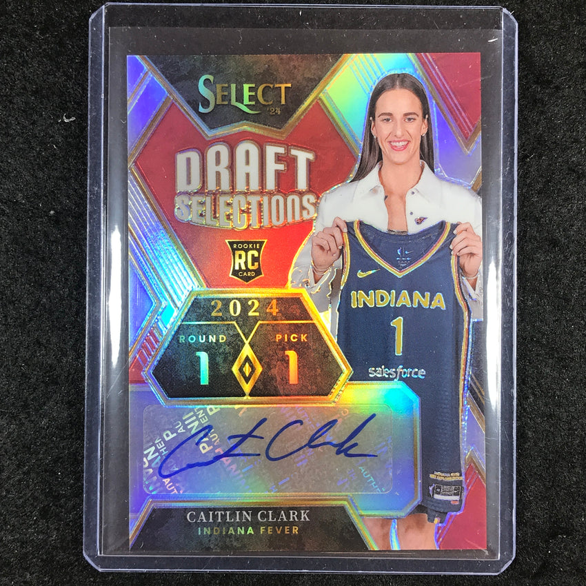 2024 Select WNBA CAITLIN CLARK Draft Selections Signatures Rookie Auto #CC