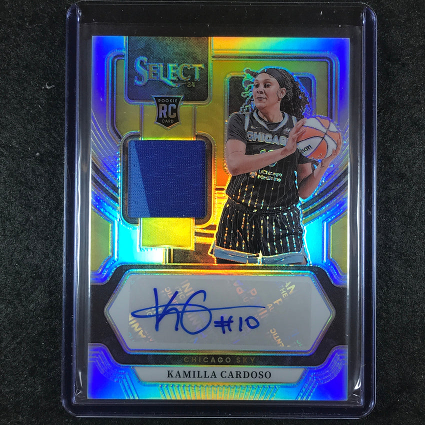 2024 Select WNBA KAMILLA CARDOSO Autographed Memorabilia Rookie Jersey Auto #KC