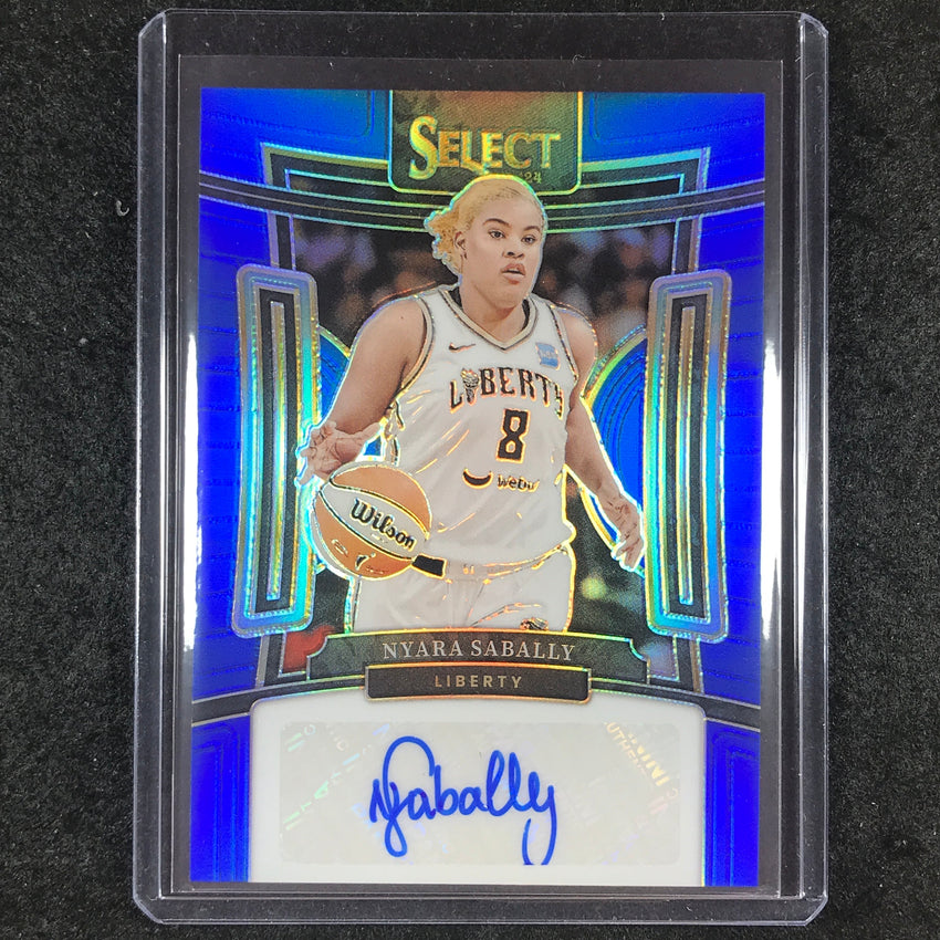 2024 Select WNBA NYARA SABALLY Signatures Auto Blue 8/49