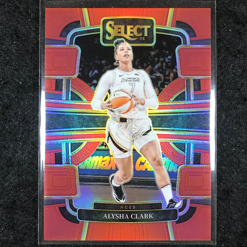 2024 Select WNBA ALYSHA CLARK Concourse Red 108/149 #43