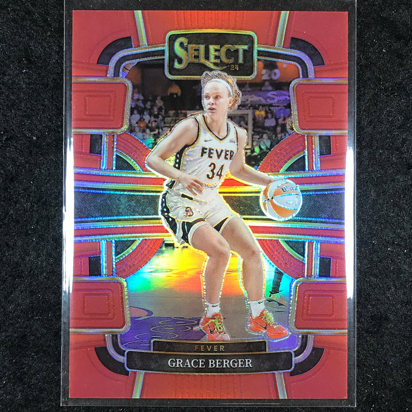 2024 Select WNBA GRACE BERGER Concourse Red 92/149 #50