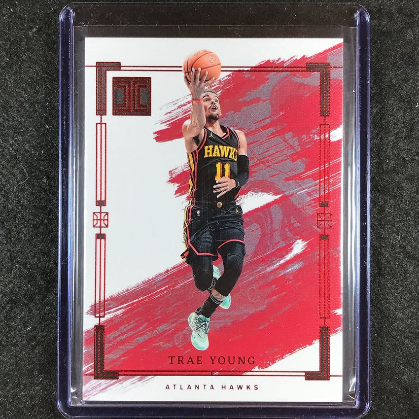 2023-24 Impeccable TRAE YOUNG Base International #99