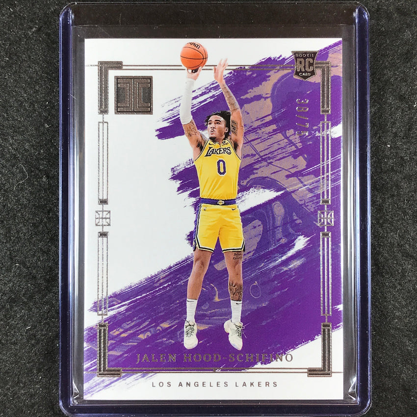 2023-24 Impeccable JALEN HOOD-SCHIFINO Rookie Base Silver 38/75 #31