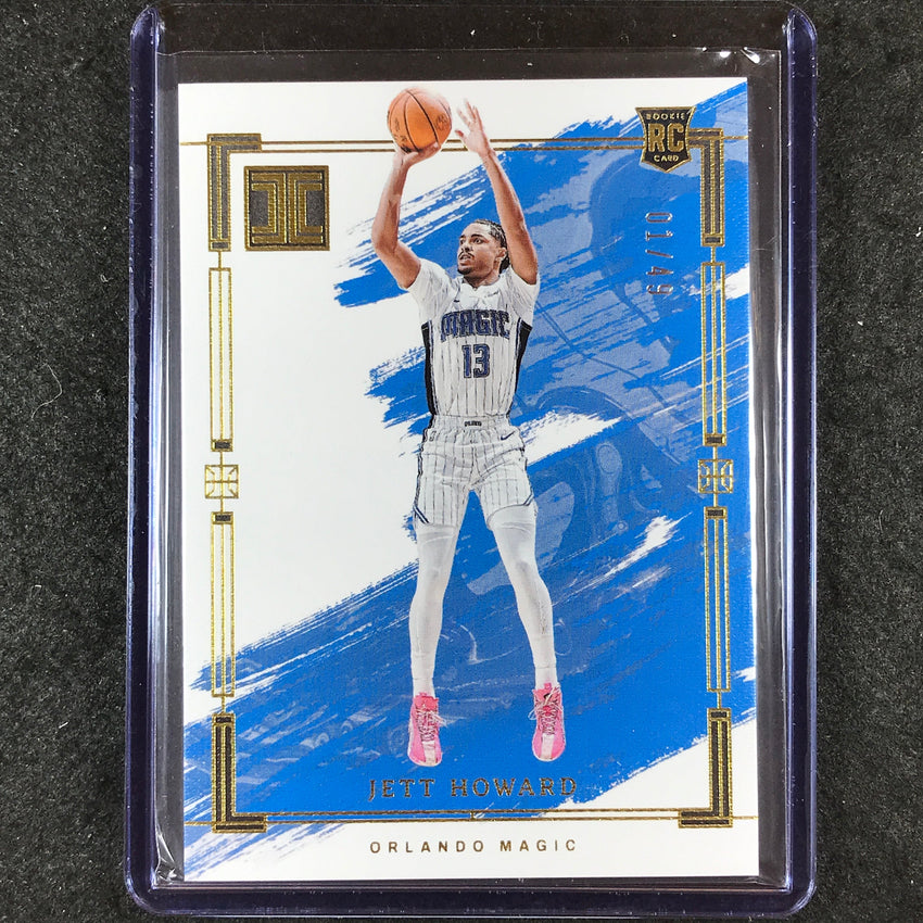 2023-24 Impeccable JETT HOWARD Rookie Base Gold 1/49 #55