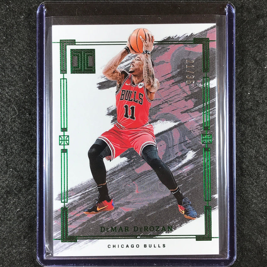 2023-24 Impeccable DEMAR DEROZAN Base Green 21/35 #11