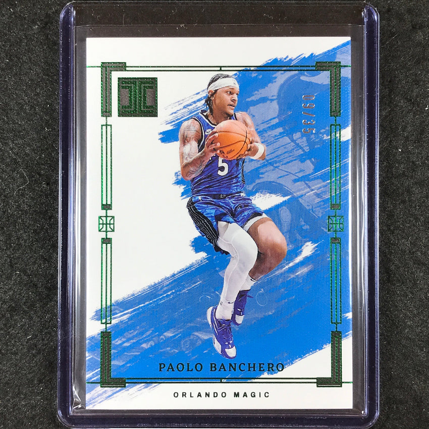 2023-24 Impeccable PAOLO BANCHERO Base Green 9/35 #89