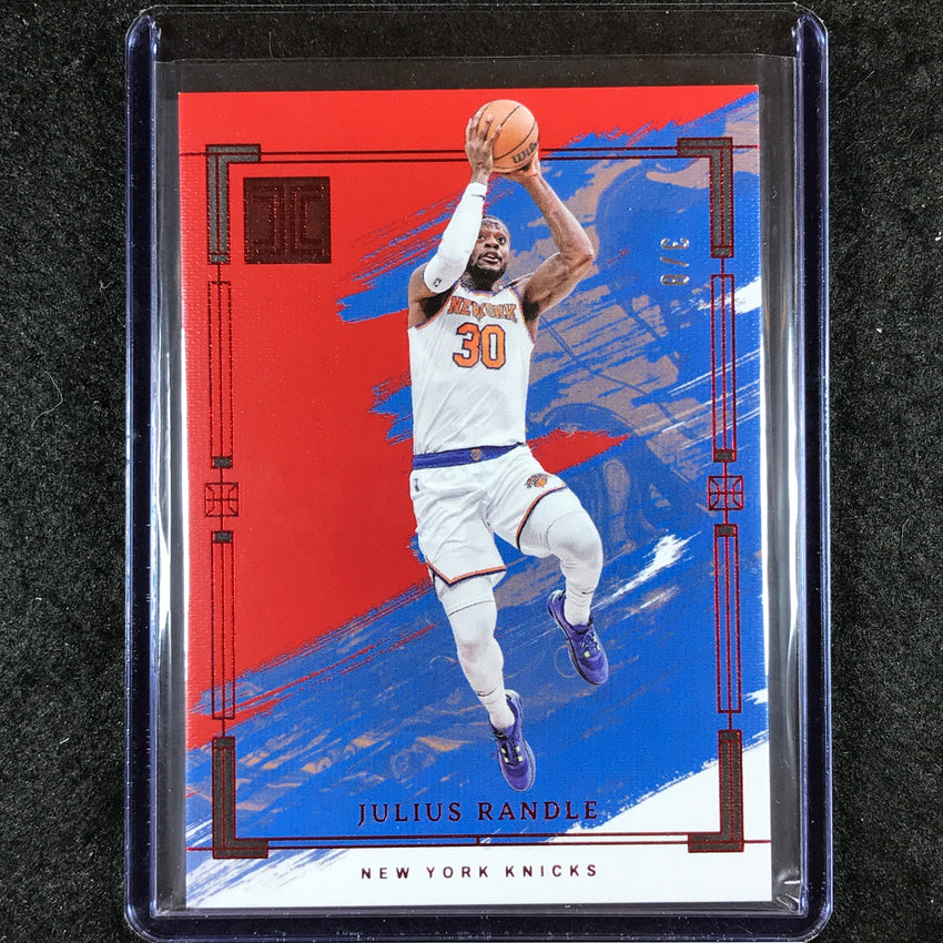 2023-24 Impeccable JULIUS RANDLE Base International Red 3/8 #17