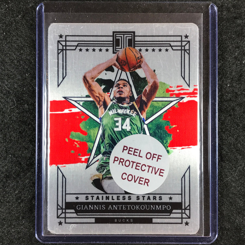 2023-24 Impeccable GIANNIS ANTETOKOUNMPO Stainless Stars International Red #2