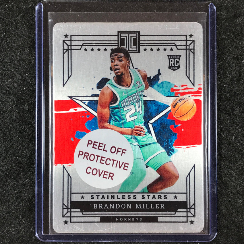 2023-24 Impeccable BRANDON MILLER Stainless Stars Rookie International Red #4