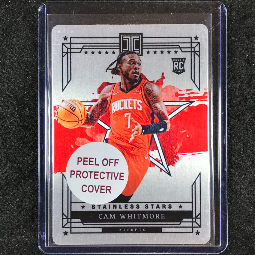 2023-24 Impeccable CAM WHITMORE Stainless Stars Rookie International Red #5