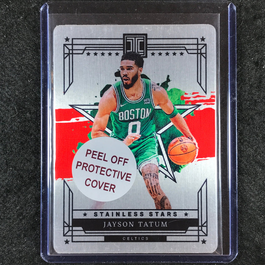 2023-24 Impeccable JAYSON TATUM Stainless Stars International Red #9