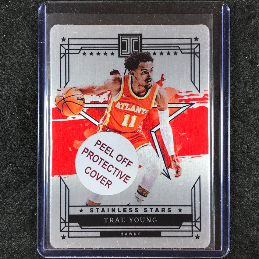 2023-24 Impeccable TRAE YOUNG Stainless Stars International Red #12