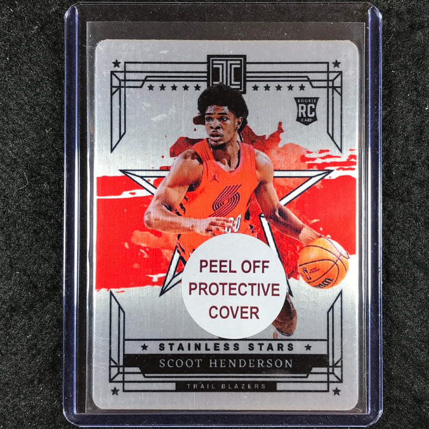 2023-24 Impeccable SCOOT HENDERSON Stainless Stars Rookie International Red #22