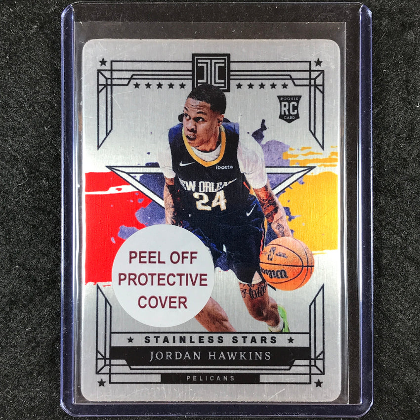 2023-24 Impeccable JORDAN HAWKINS Stainless Stars Rookie Red and Gold 7/8 #3