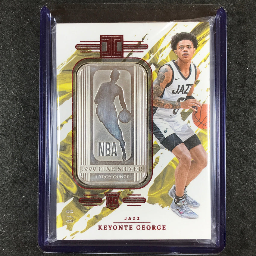 2023-24 Impeccable KEYONTE GEORGE Rookie Silver NBA Logo International 8/8 #39