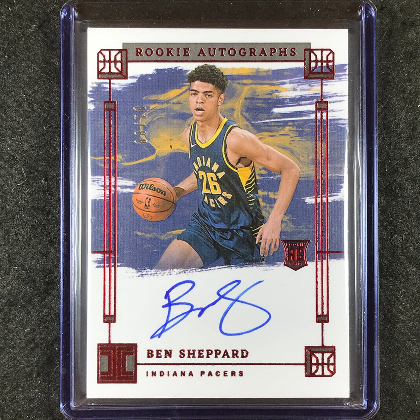 2023-24 Impeccable BEN SHEPPARD Rookie Autographs International 81/88