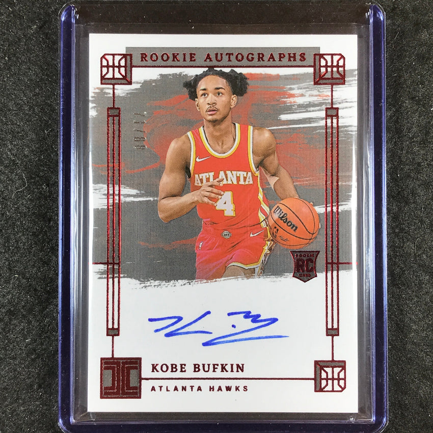 2023-24 Impeccable KOBE BUFKIN Rookie Autographs International 71/88