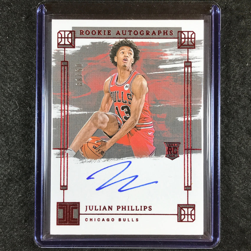 2023-24 Impeccable JULIAN PHILLIPS Rookie Autographs International 5/88