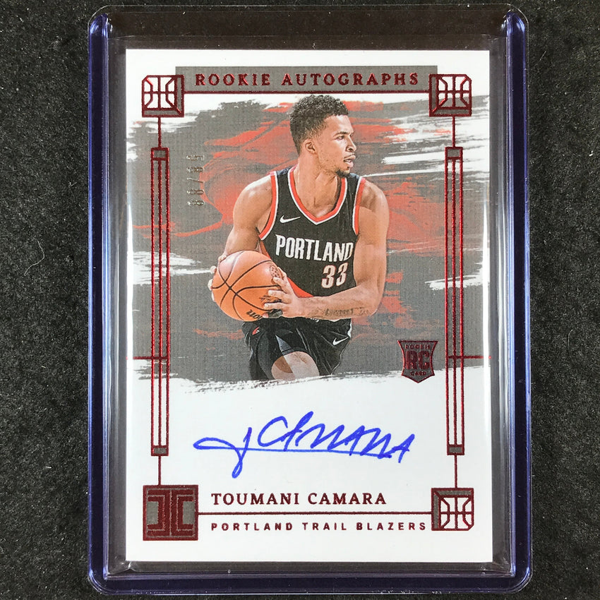 2023-24 Impeccable TOUMANI CAMARA Rookie Autographs International 58/88