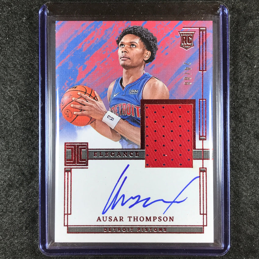 2023-24 Impeccable AUSAR THOMPSON Elegance Rookie Patch Auto International 24/88