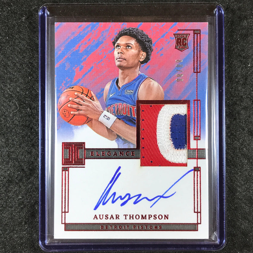 2023-24 Impeccable AUSAR THOMPSON Elegance Rookie Patch Auto International 88/88