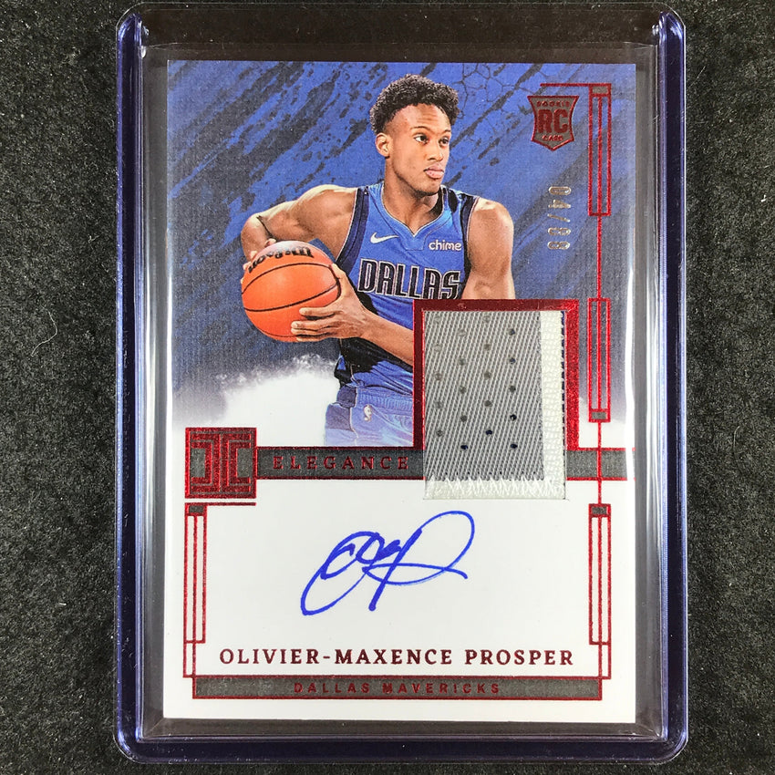 2023-24 Impeccable OLIVER-MAXENCE PROSPER Elegance Rookie Patch Auto 4/88