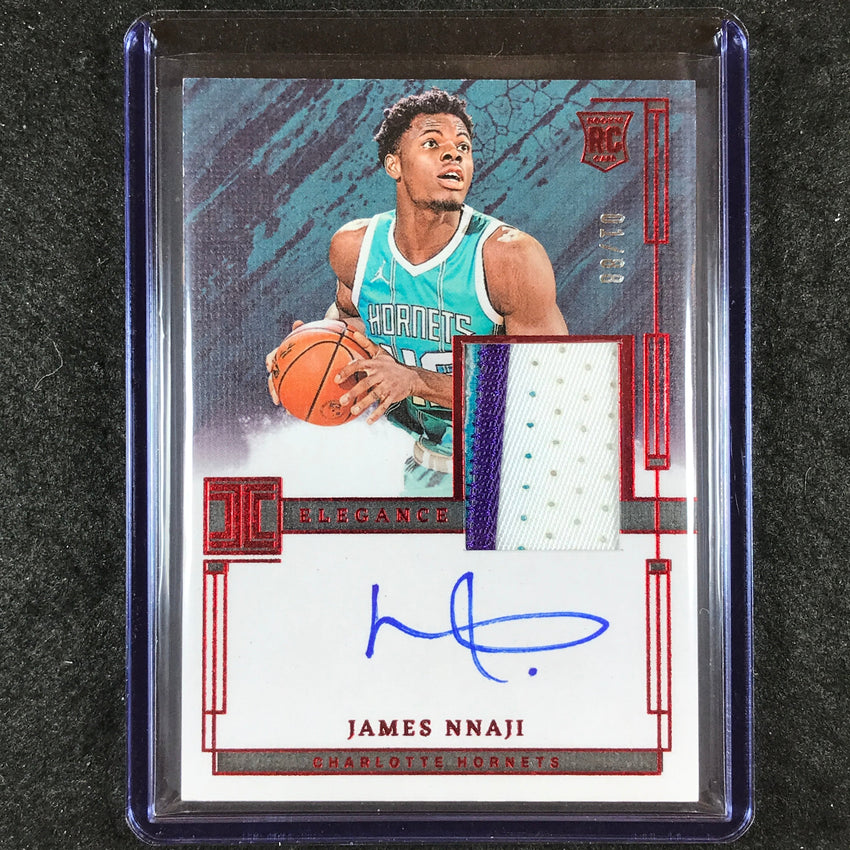 2023-24 Impeccable JAMES NNAJI Elegance Rookie Patch Auto International 1/88