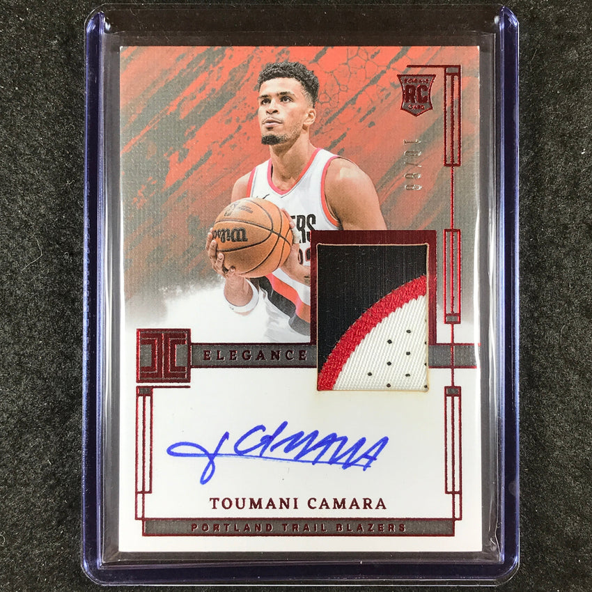 2023-24 Impeccable TOUMANI CAMARA Elegance Rookie Patch Auto International 10/88