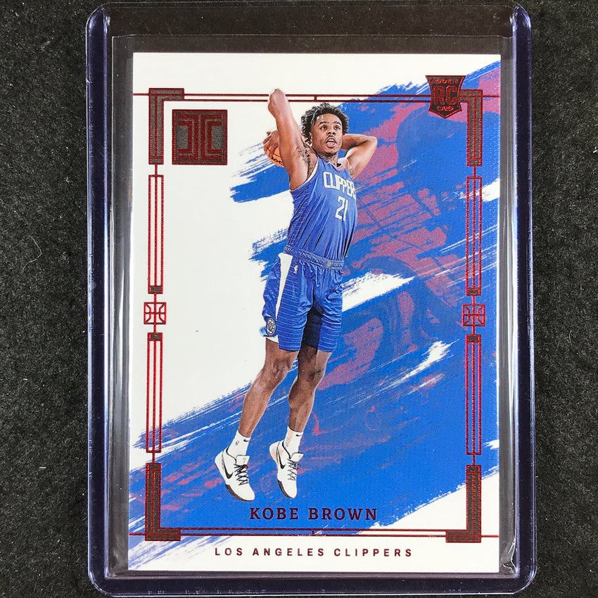 2023-24 Impeccable KOBE BROWN Rookie Base International #43