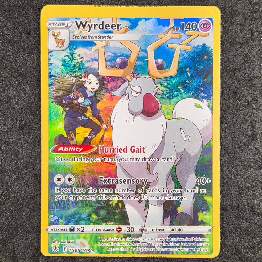 [MISCUT] Wyrdeer - [  TG06/TG30 ] - Ultra Rare - Pokemon SWSH10 Astral Radiance Trainer Gallery