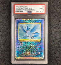 PSA 9 Articuno - 2/110 - Reverse 2002 Legendary Collection SUN-FADED BACK *READ*